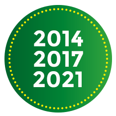 2014 - 2017 - 2021